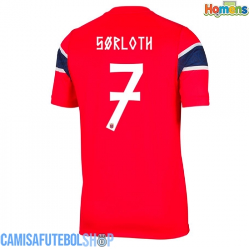 Camisa de time de futebol Noruega Alexander Sorloth #7 Replicas 1º Equipamento Mundo 2026 Manga Curta